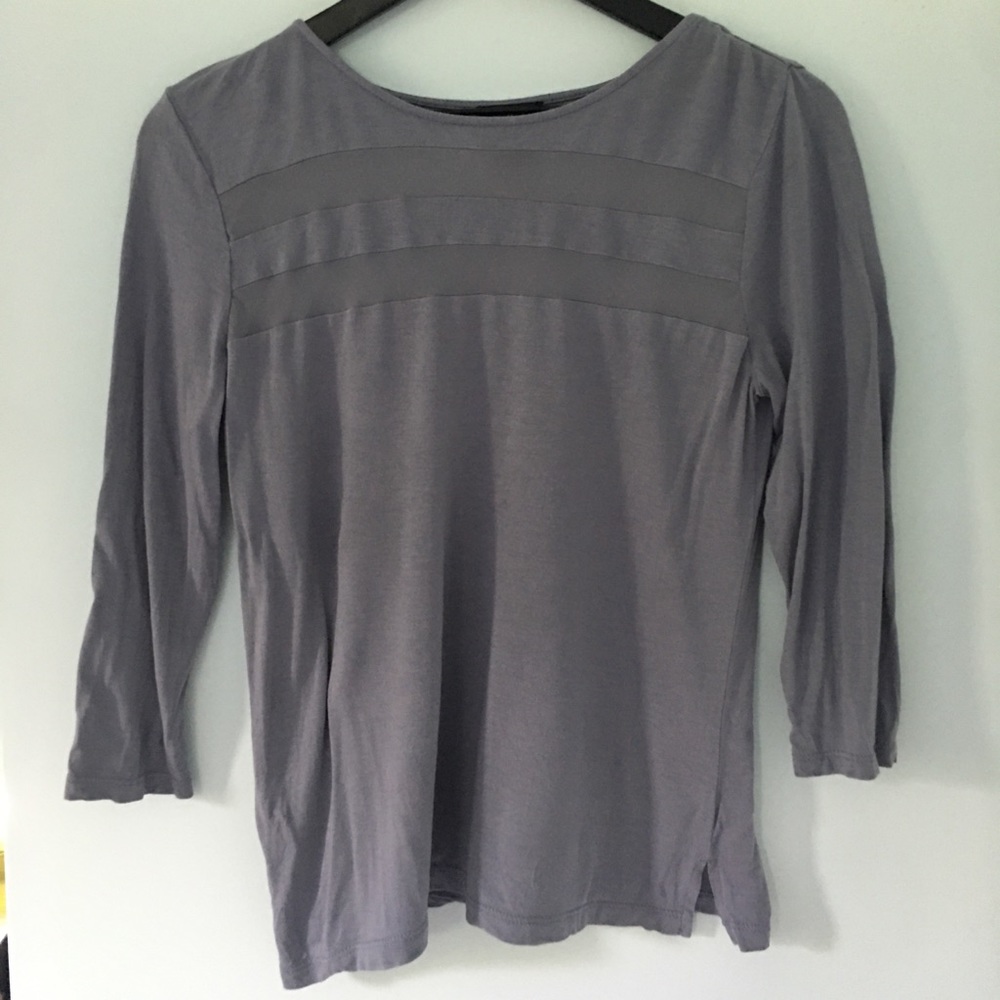 ann taylor 3/4 length shirt